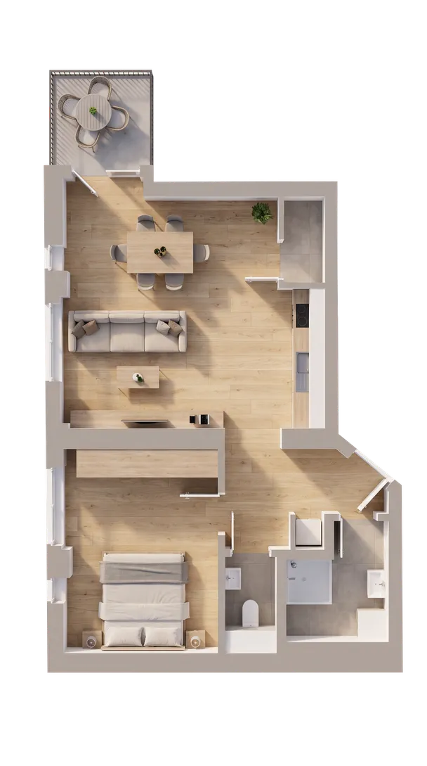 Grundriss TOP 06